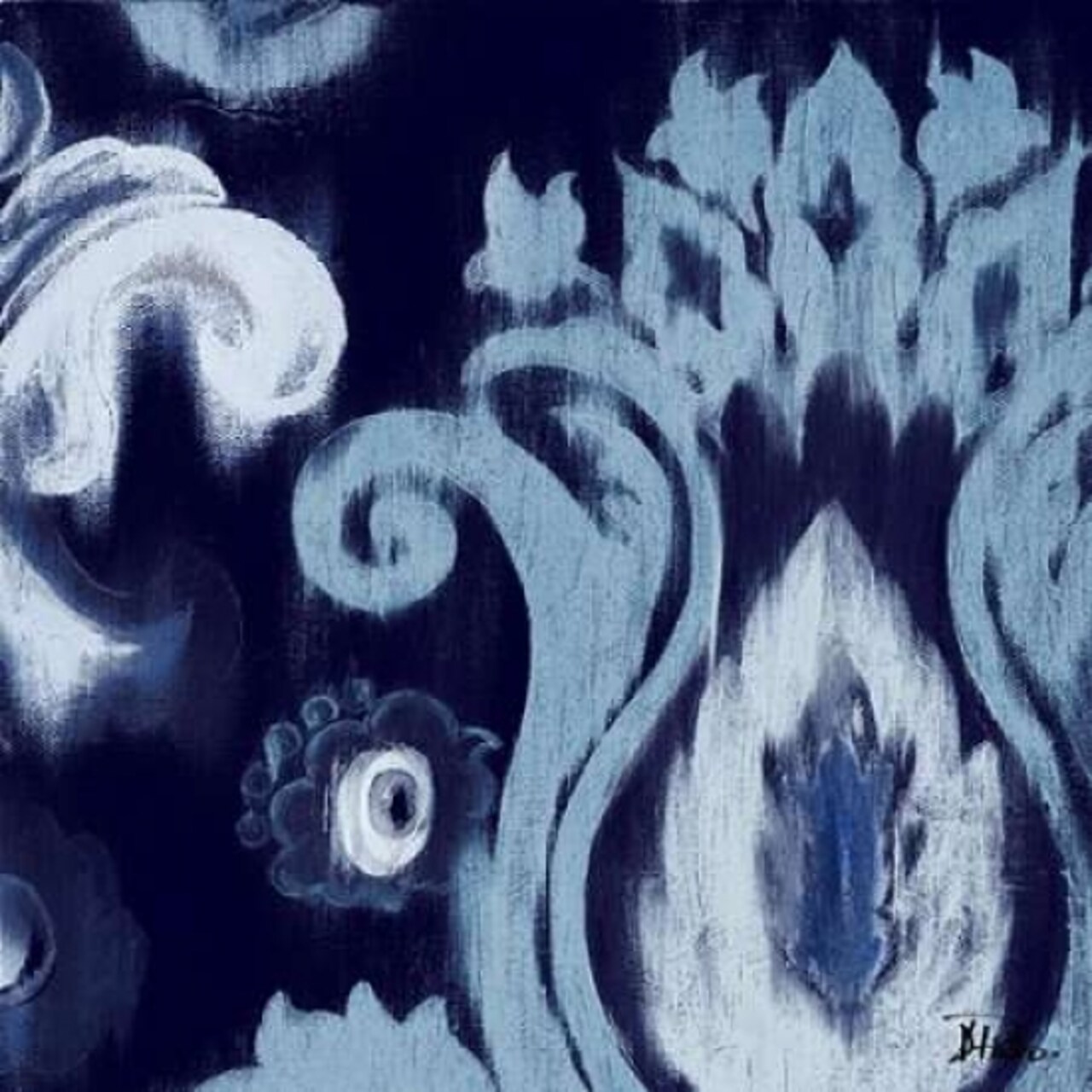 Indigo Transitions with Border Poster Print by Patricia Pinto - Item # VARPDX8596Z